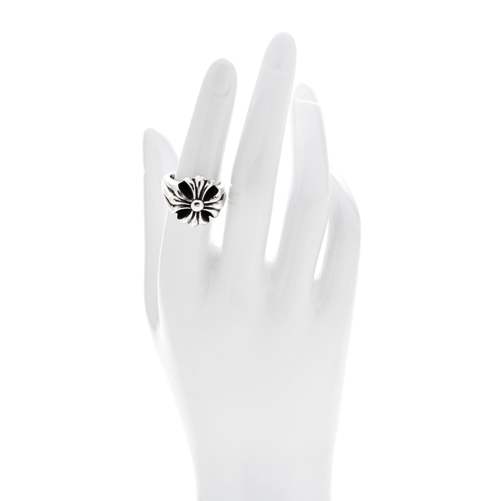 Sterling Silver Maltese Cross Ring 52 6