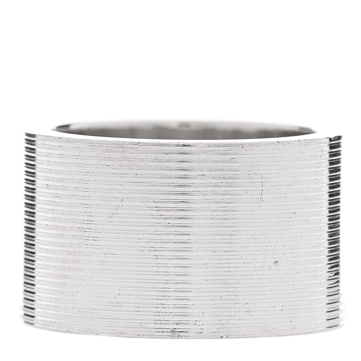 Sterling Silver 12mm Trademark Wide Band Ring 52 6
