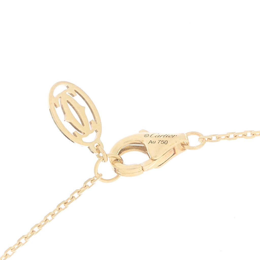 18K Yellow Gold Diamond XS D'Amour Pendant Necklace