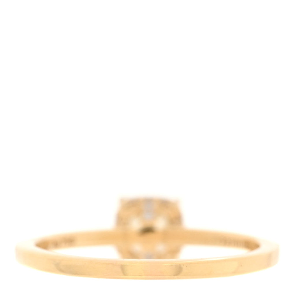 18K Yellow Gold Fancy Yellow Diamond 1.07ct Novo Cushion Cut Engagement Ring 54 6.75