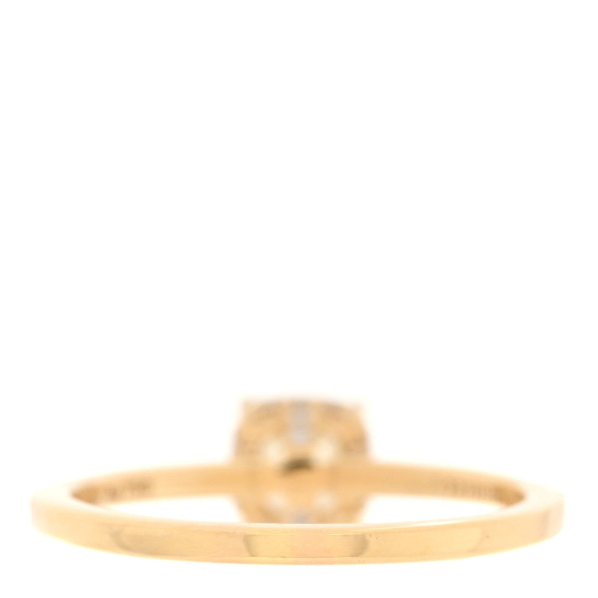 18K Yellow Gold Fancy Yellow Diamond 1.07ct Novo Cushion Cut Engagement Ring 54 6.75