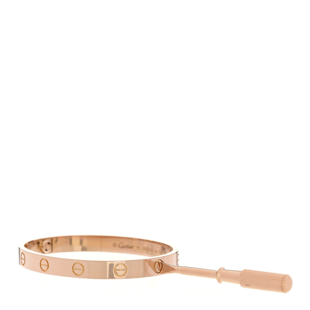 18k Pink Gold Love Bracelet 16