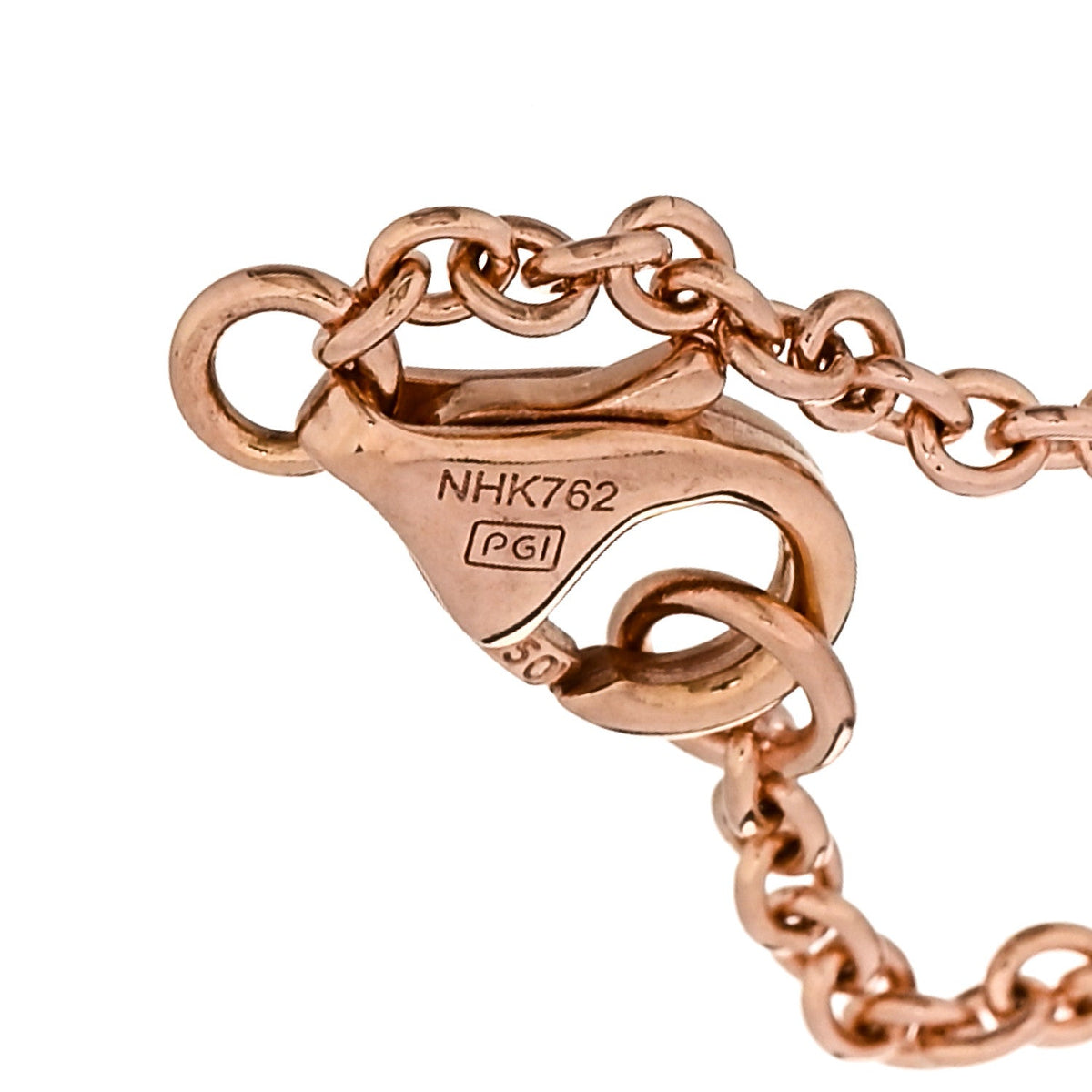 18K Pink Gold Interlocking LOVE Bracelet