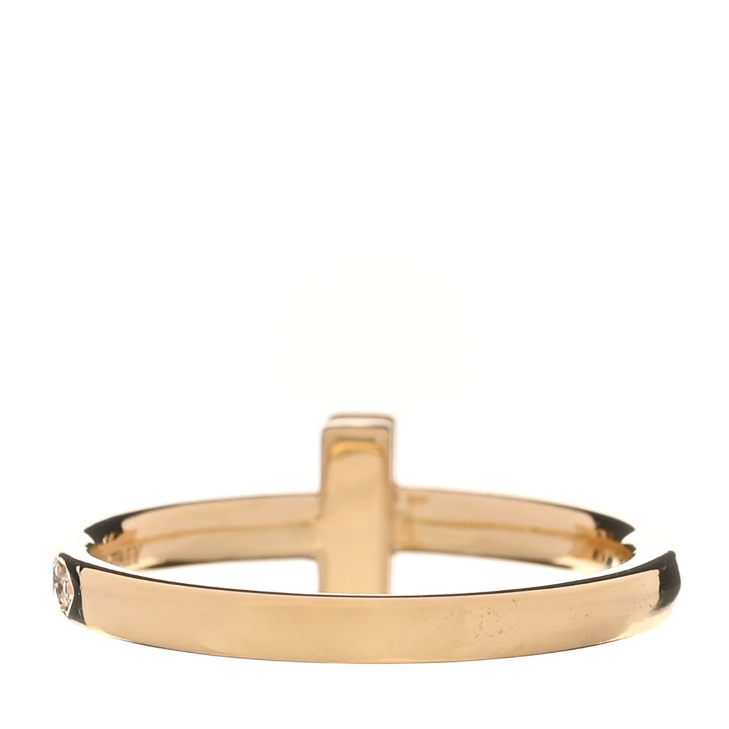 18K Yellow Gold Diamond 2.5mm T T1 Ring 55 7.25