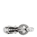 Sterling Silver Diamond Naga Dragon Head Ring 56 7.5