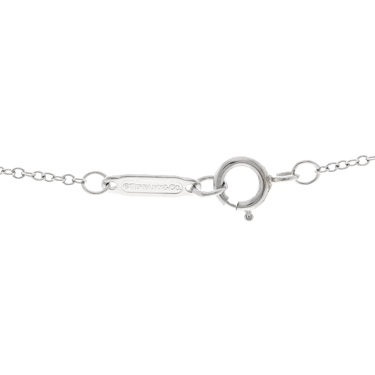 Platinum Diamond Extra Mini Heart Pendant Necklace