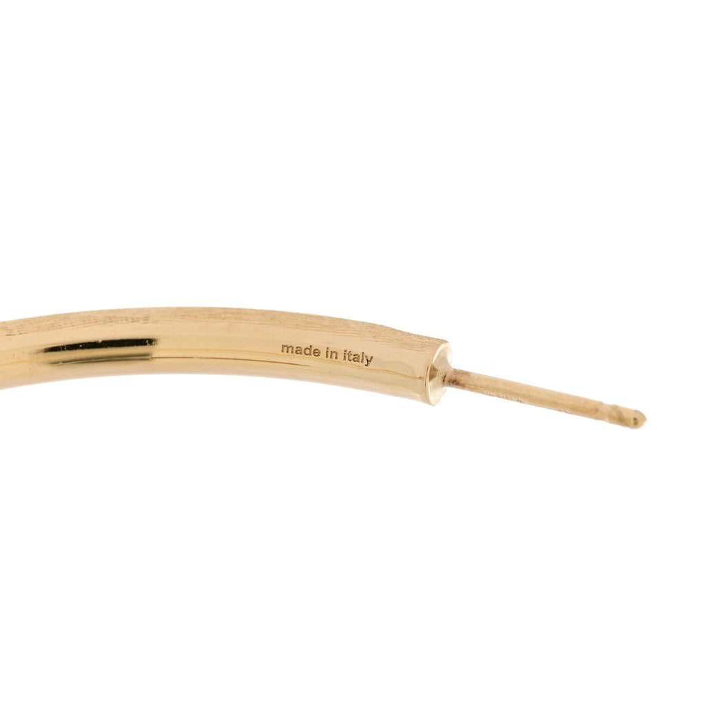 18K Yellow Gold Large Jaipur Hoop Earrings