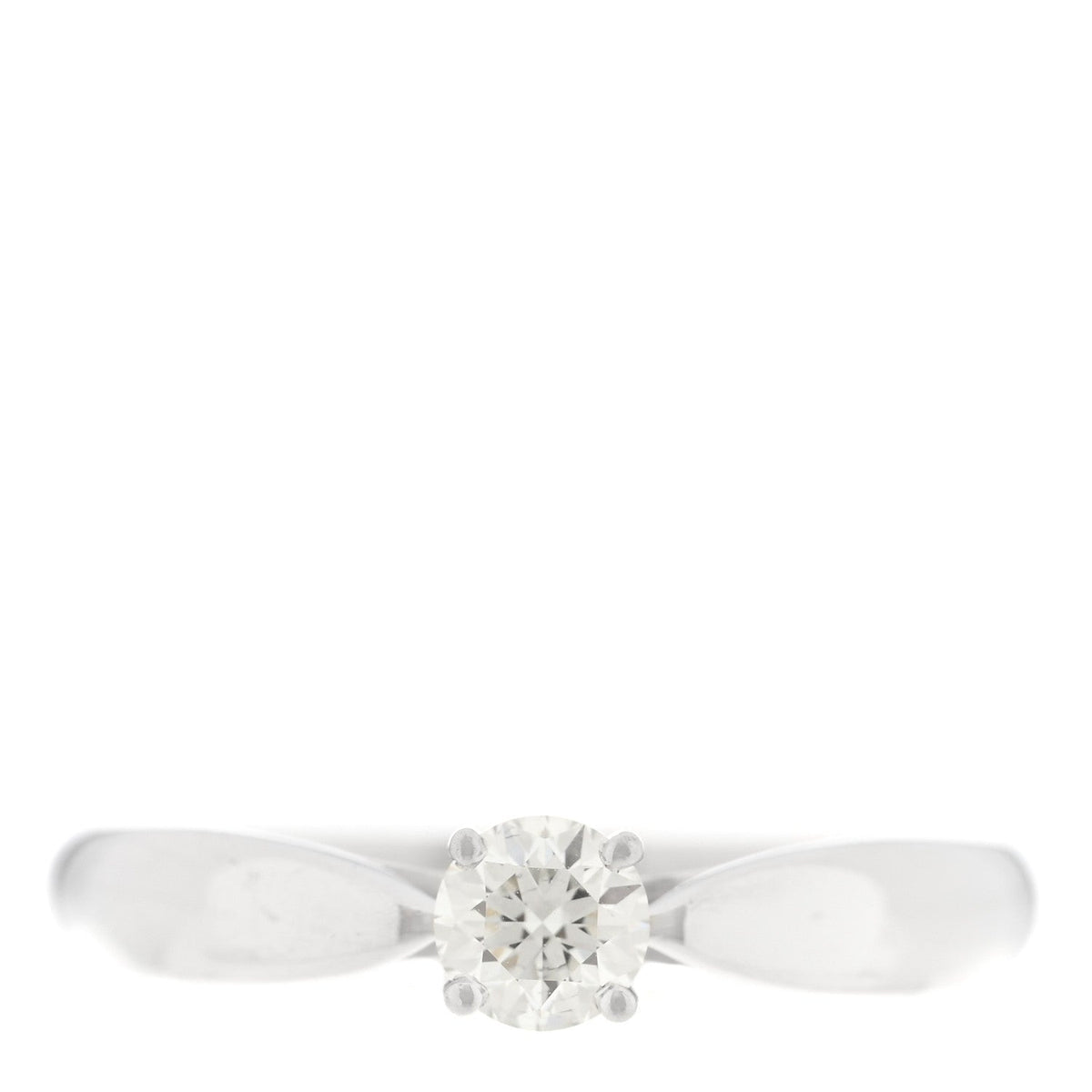 Platinum Diamond .21ct Harmony Solitaire Engagement Ring 48 4.5
