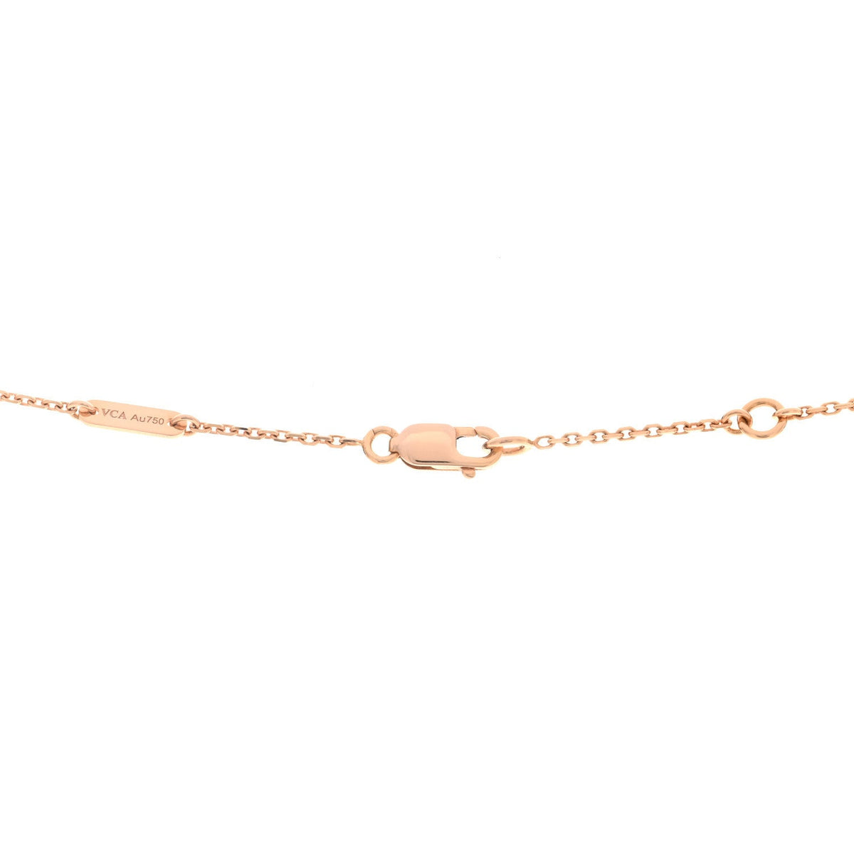 18K Rose Gold Sweet Alhambra Pendant Necklace