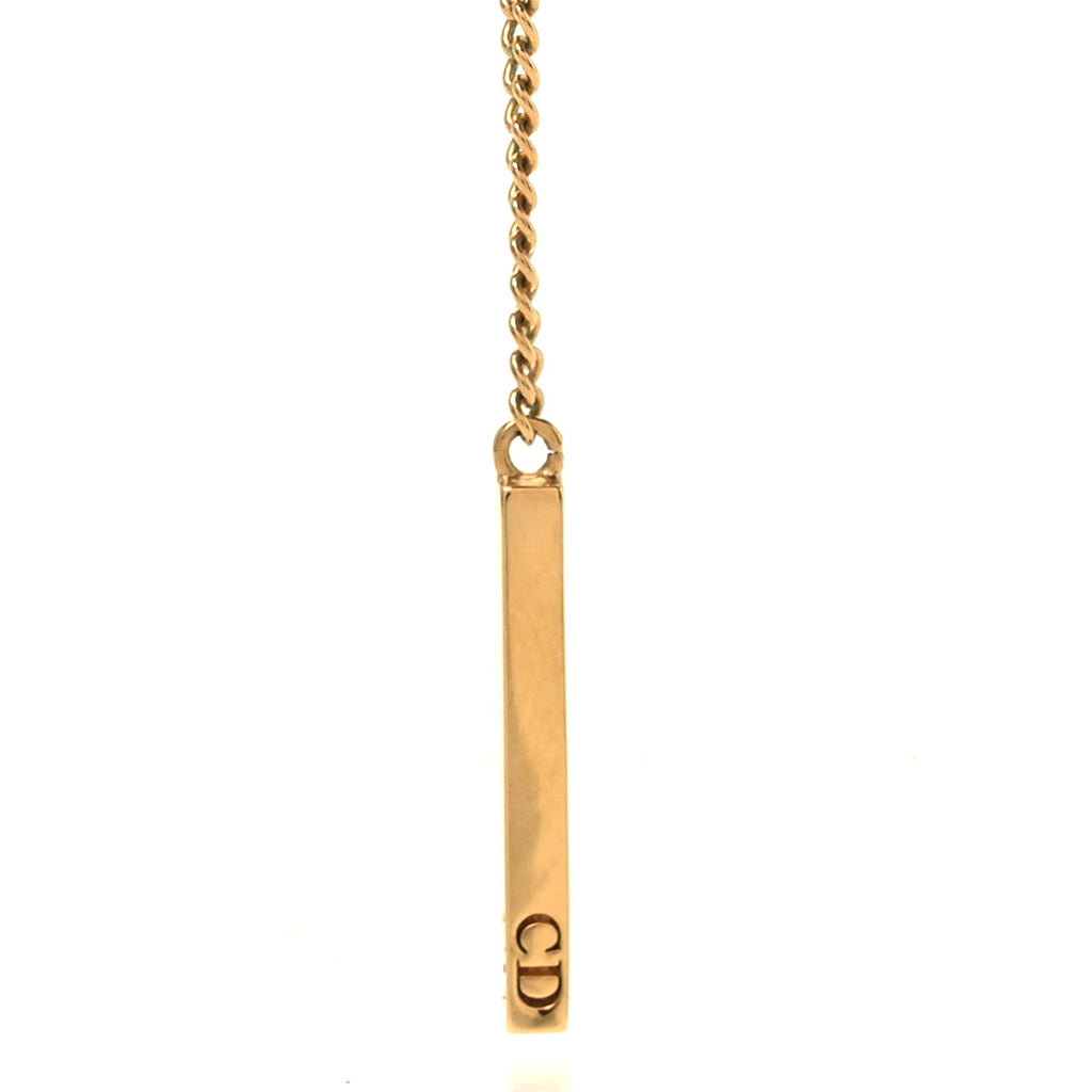 Pearl Tribales Dangle Chain Earrings Gold