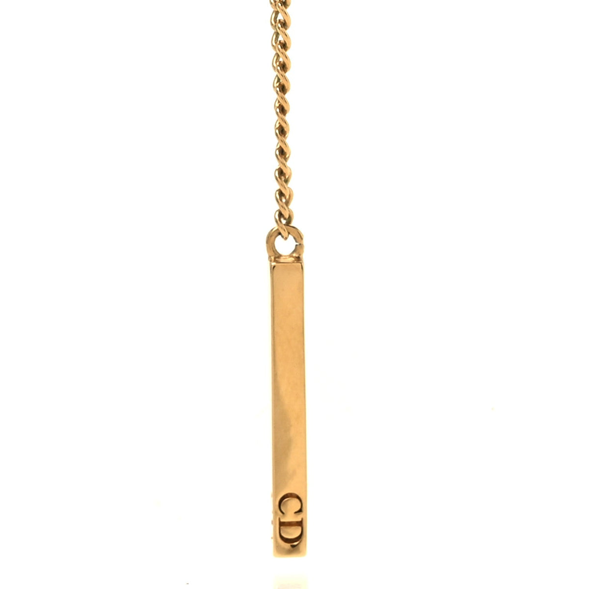Pearl Tribales Dangle Chain Earrings Gold