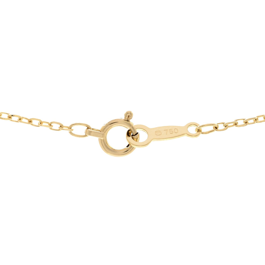18K Yellow Gold Akoya Cultured Pearl 7-7.5mm Pendant Necklace