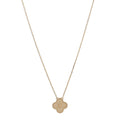 18K Yellow Gold Vintage Alhambra Pendant Necklace
