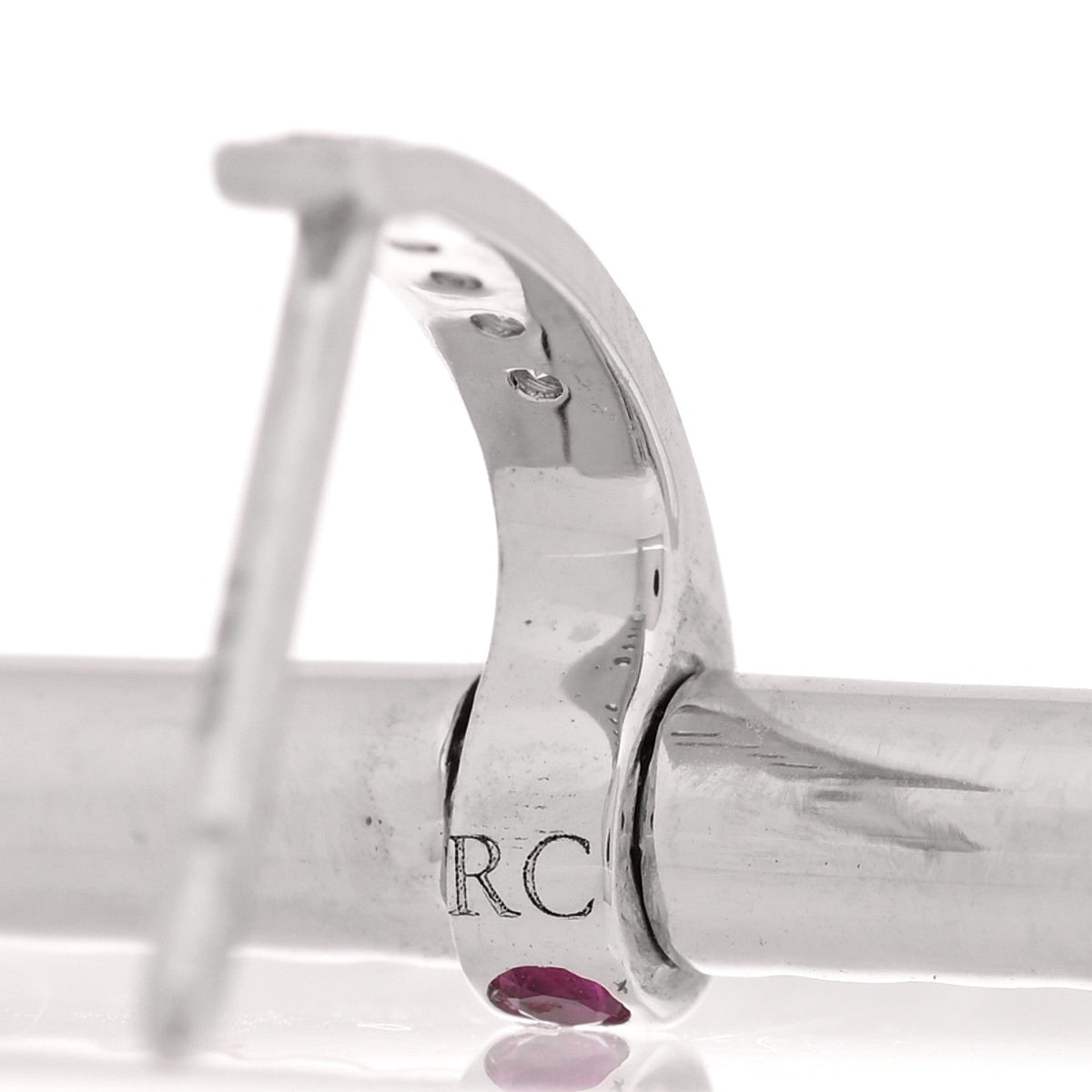 18K White Gold Diamond Classica Parisienne Round Drop Earrings