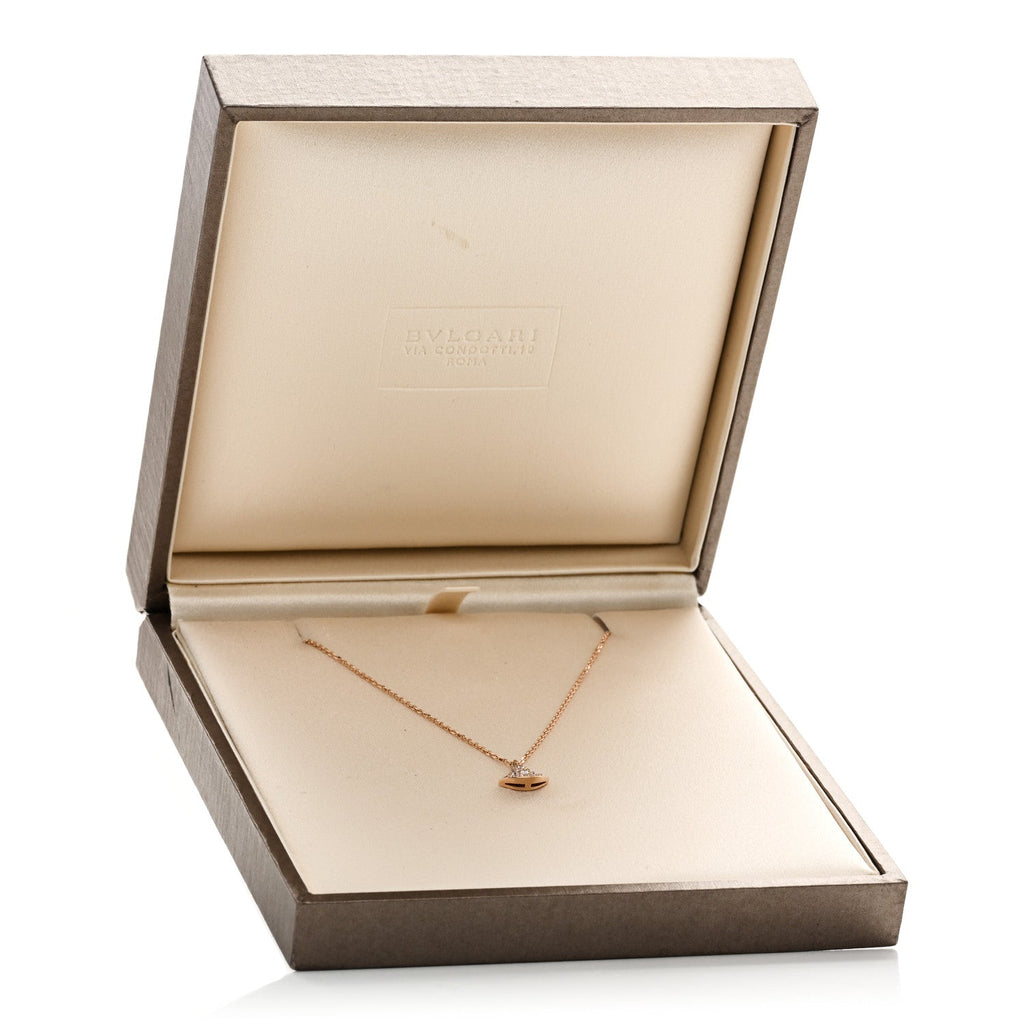 18K Rose Gold Diamond Divas' Dream Mini Pave Pendant Necklace