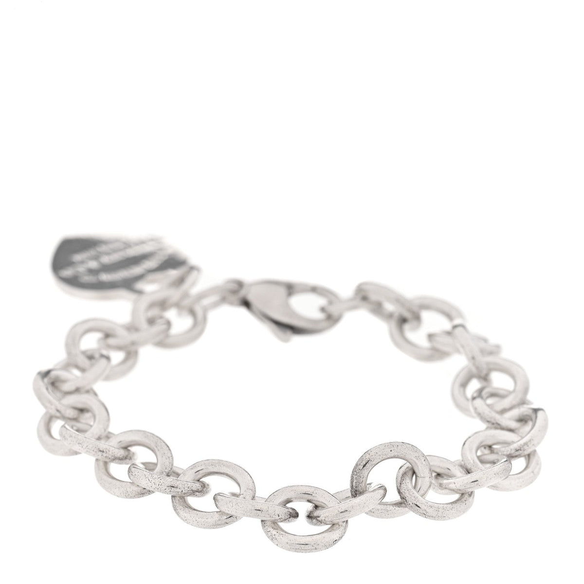 Sterling Silver Return to Tiffany Heart Tag Charm Bracelet