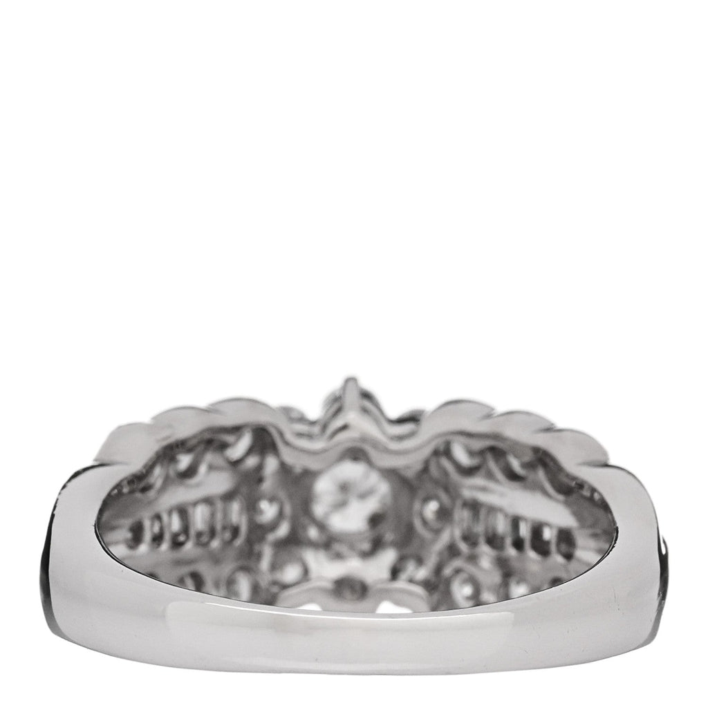 Platinum Diamond 1.02ctw Flower Ring 50 5.25