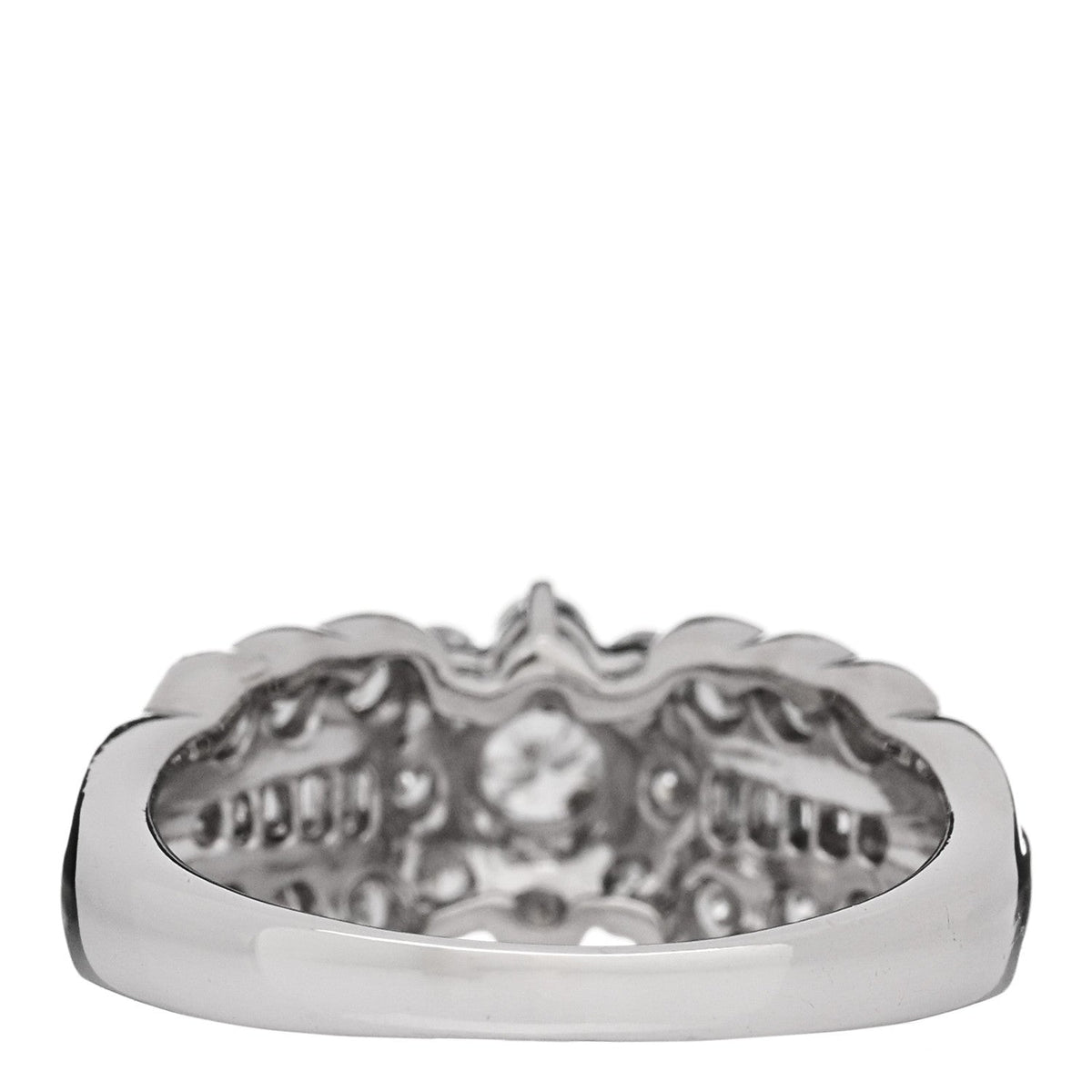 Platinum Diamond 1.02ctw Flower Ring 50 5.25