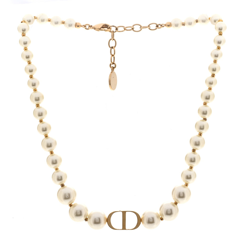 Pearl 30 Montaigne Choker Necklace Gold