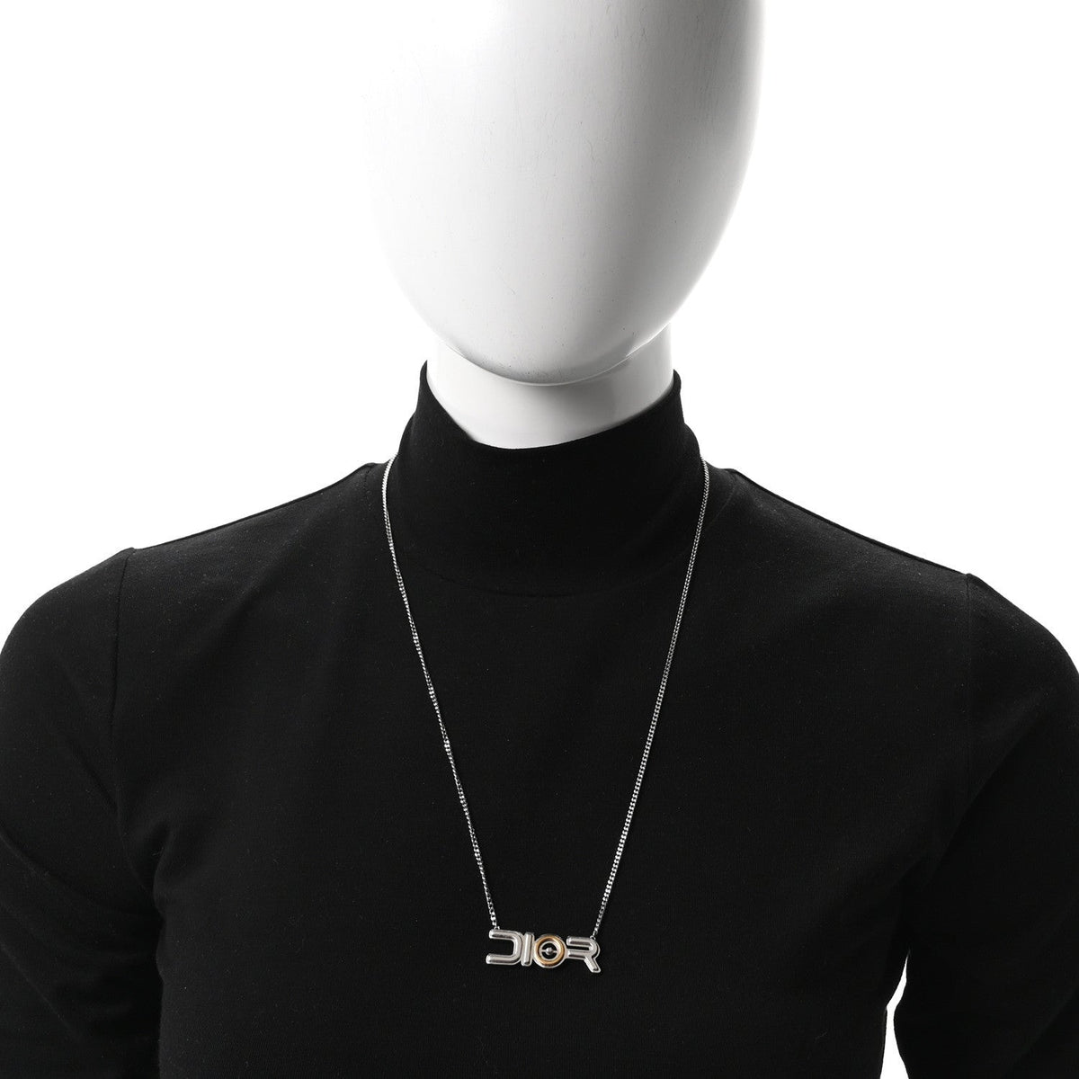 X SORAYAMA Metal Logo Necklace Silver Gold