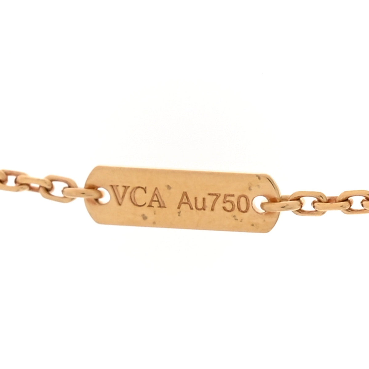 18K Yellow Gold Vintage Alhambra Pendant Necklace