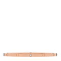 18K Pink Gold 6 Diamond Small LOVE Bracelet 17