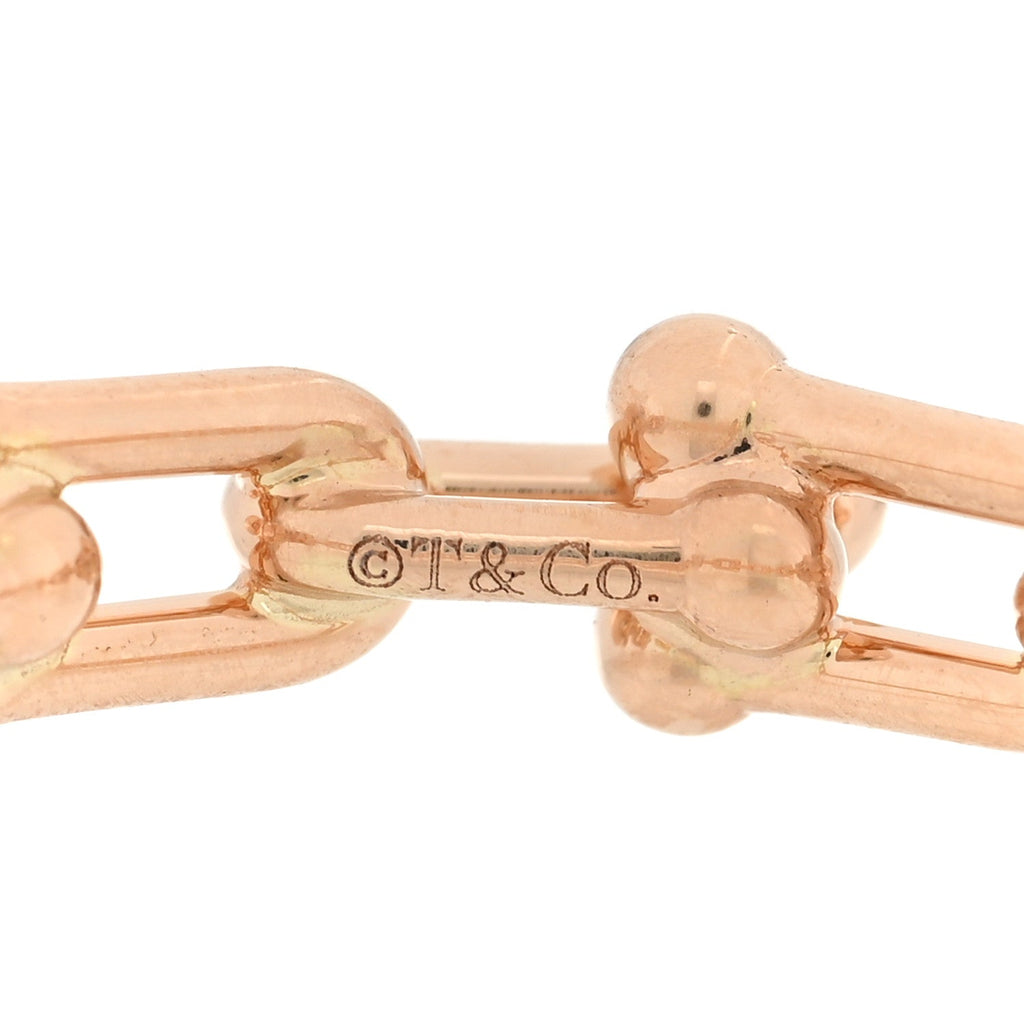 18K Rose Gold Hardwear Micro Link Ring 59 8.75
