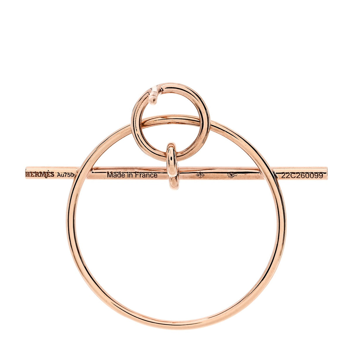 18K Rose Gold PM Loop Earrings