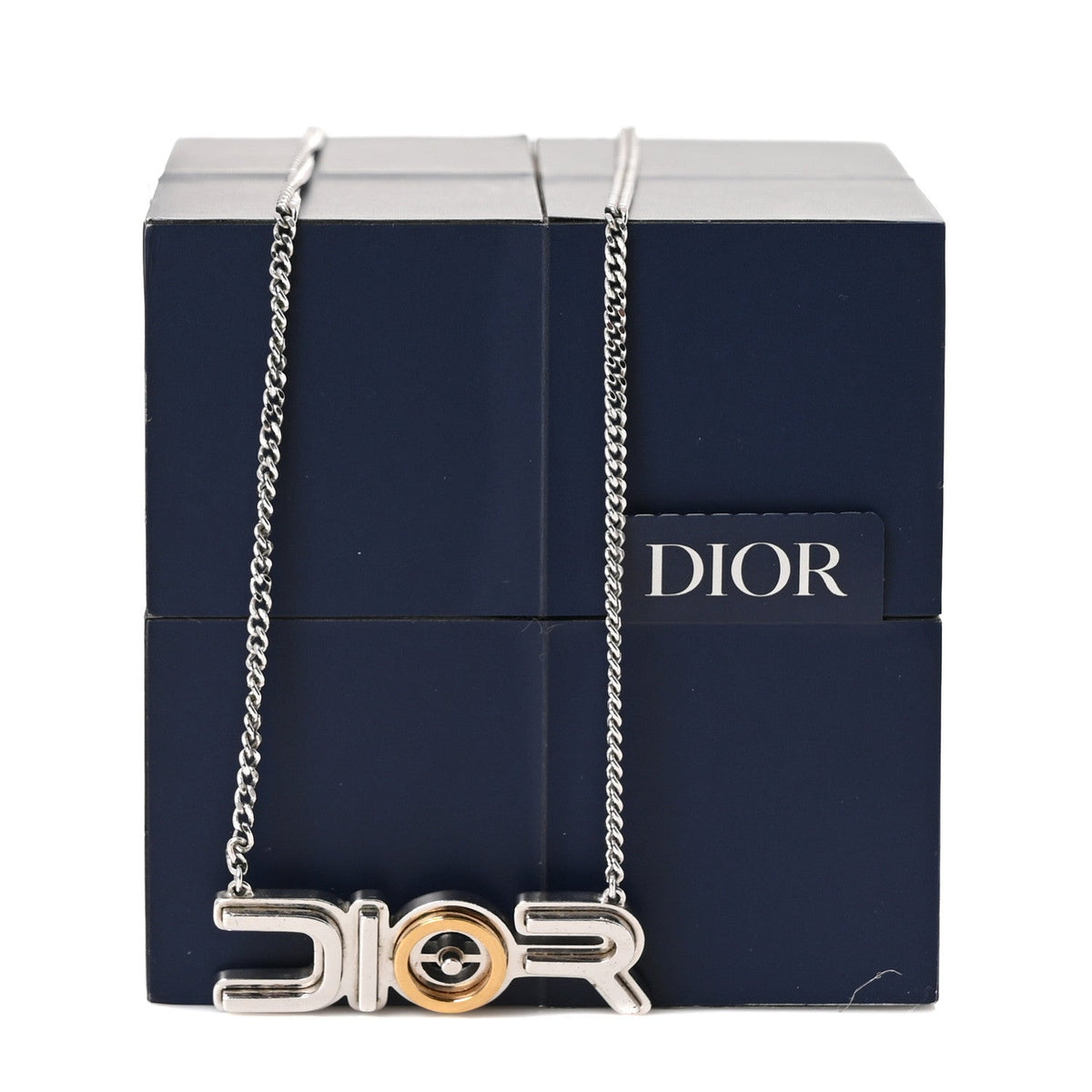 X SORAYAMA Metal Logo Necklace Silver Gold