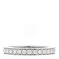 Platinum Diamond .34ctw Ballerine Eternity Band Ring 46 3.75