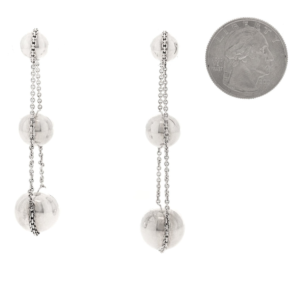 Sterling Silver HardWear Triple Drop Earrings