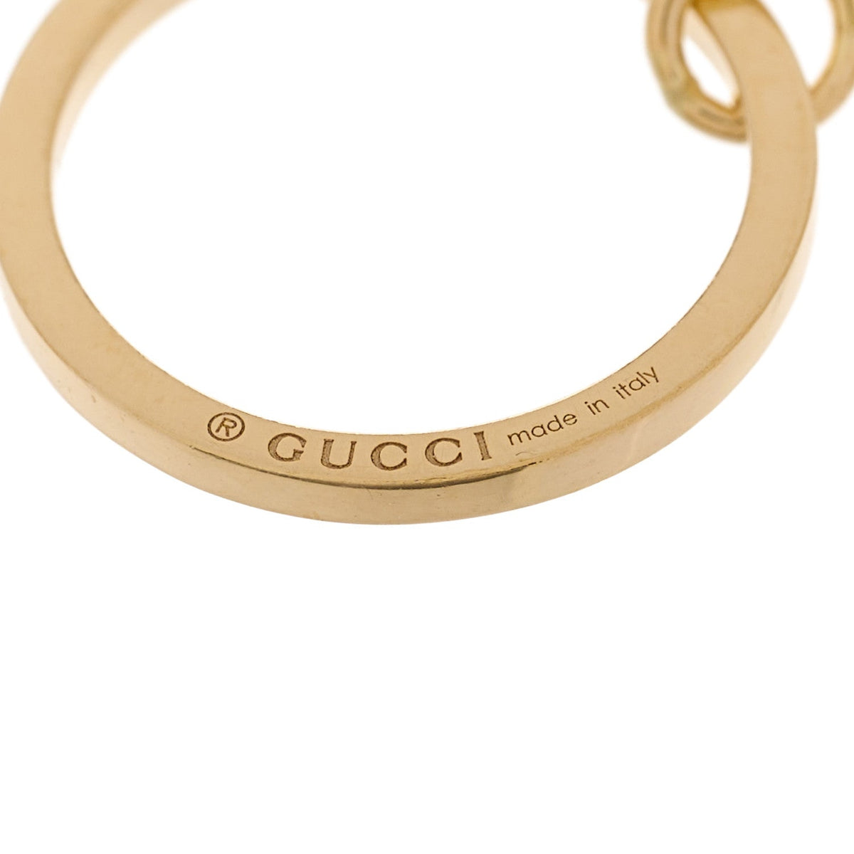 18K Yellow Gold Running G Single Earring