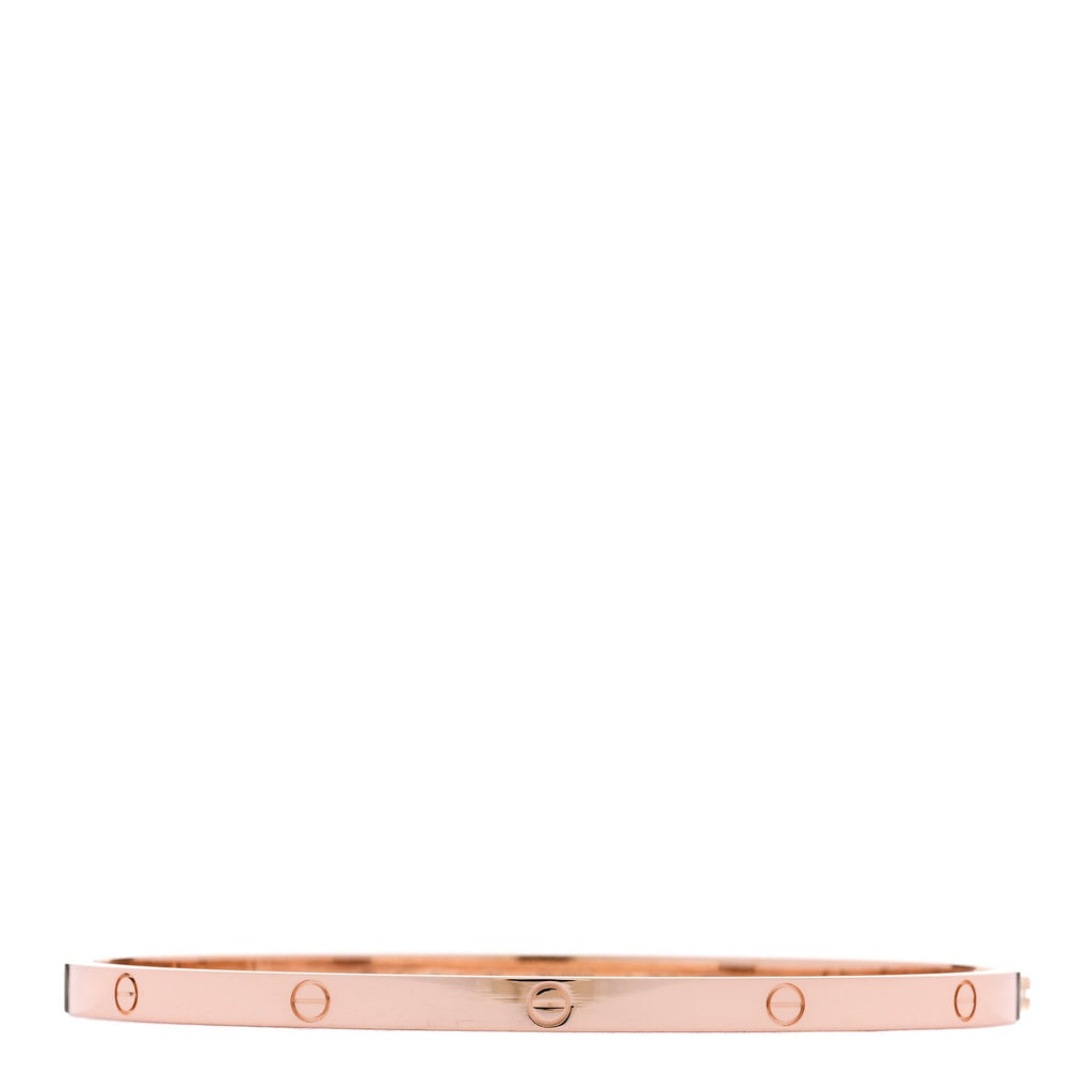 18K Pink Gold Small LOVE Bracelet 19