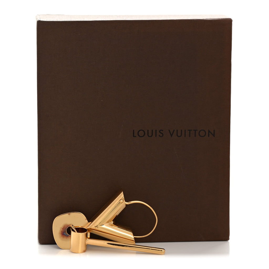 Essential V Single Hoop Earring Gold