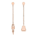 18K Rose Gold Kelly Clochette Earrings