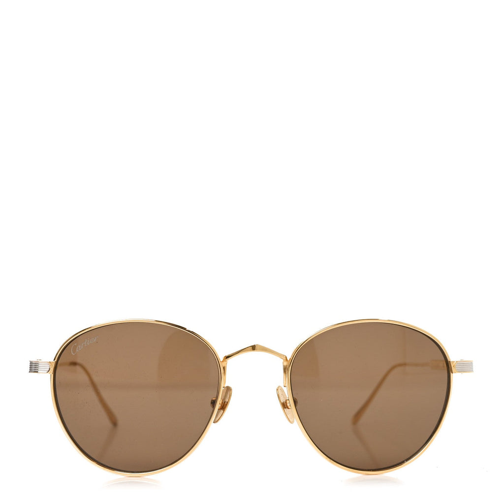 Metal Signature De Cartier Sunglasses CT0009S  Gold