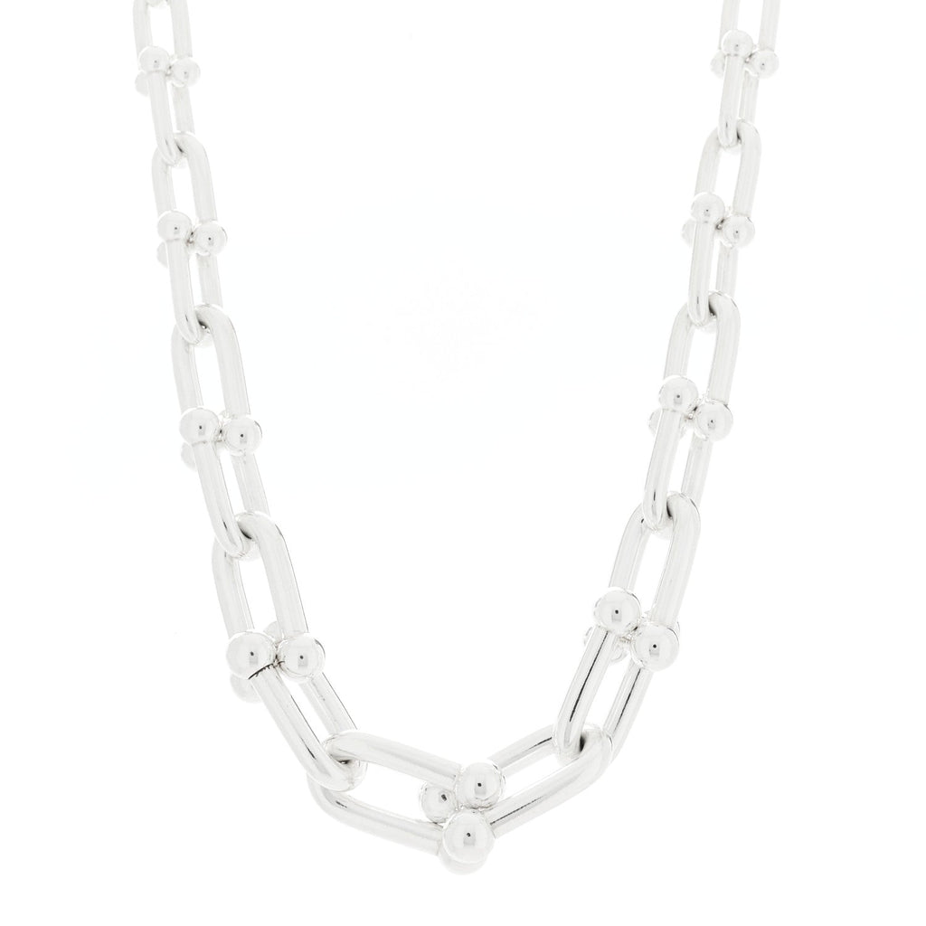 Sterling Silver HardWear Graduated Link Necklace