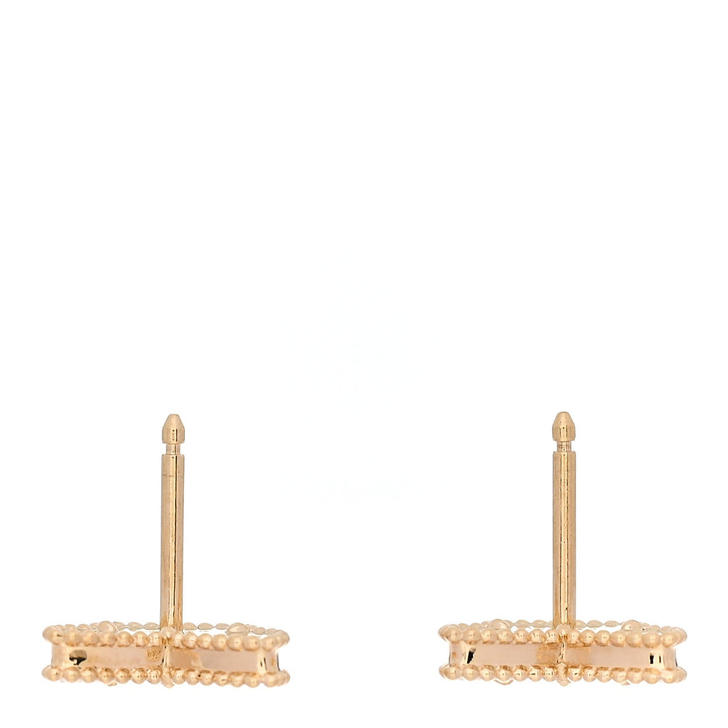 18K Yellow Gold Mother of Pearl Sweet Alhambra Butterfly Earrings