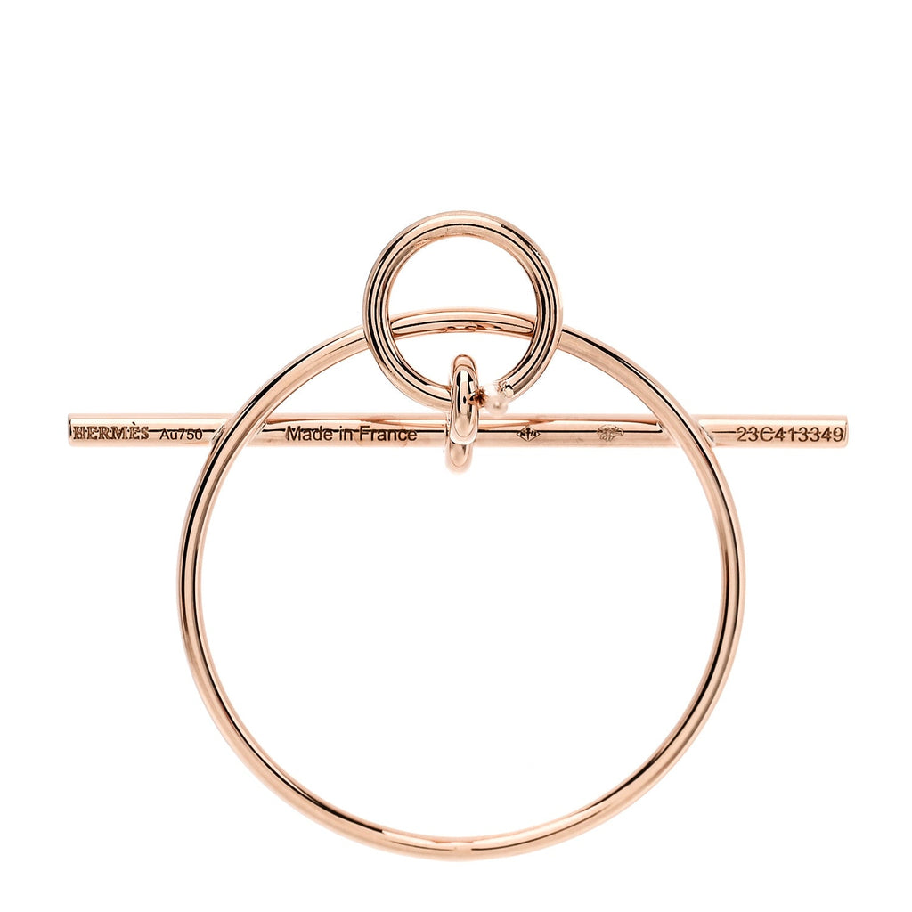 18K Rose Gold PM Loop Earrings