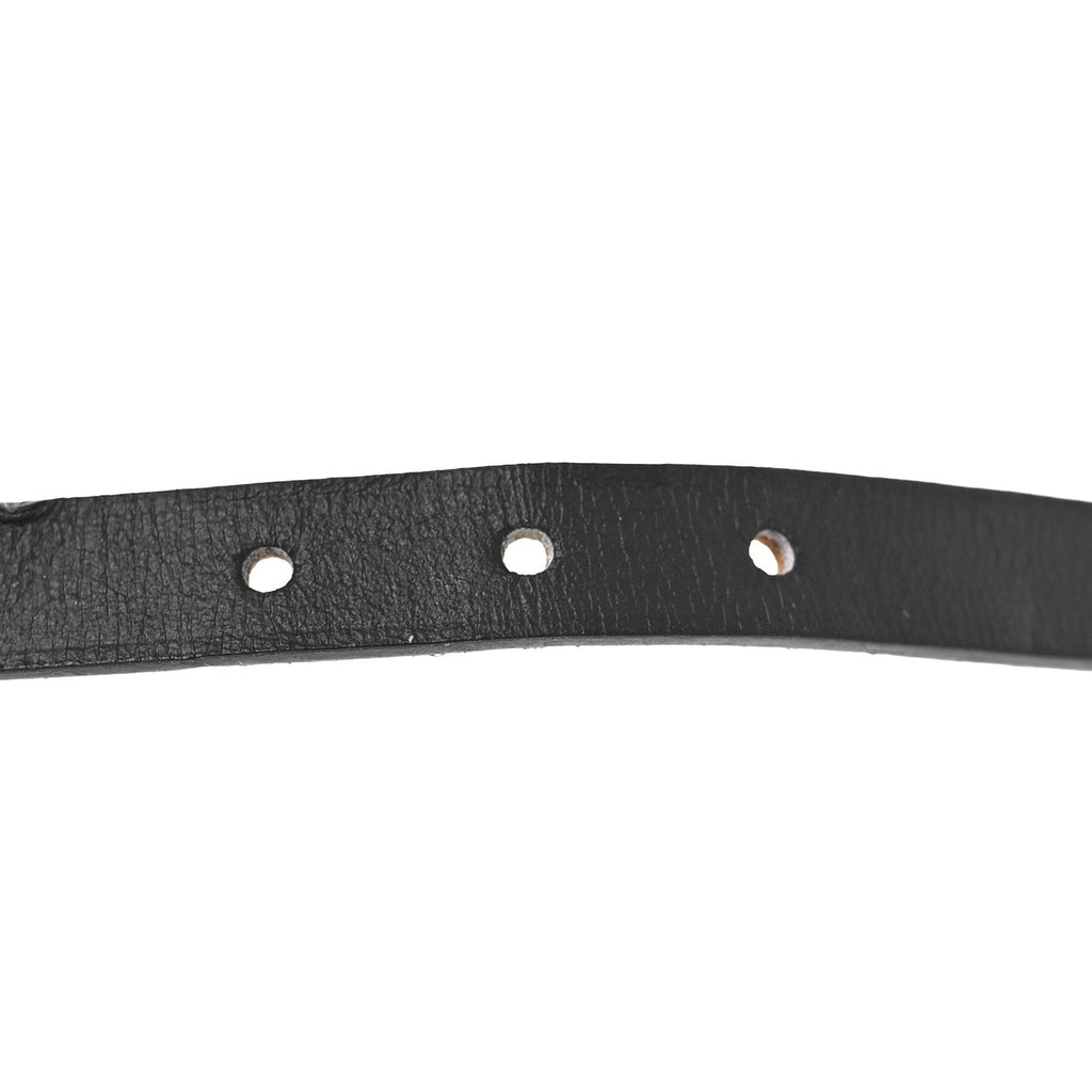 Swift Tadelakt Behapi Double Tour Reversible Bracelet T2 Black Fauve
