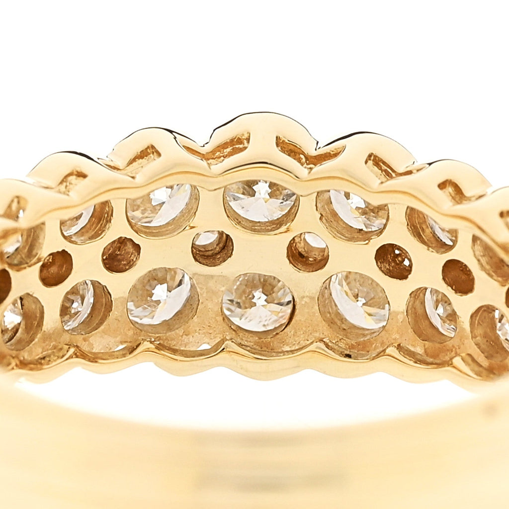 18K Yellow Gold Diamond 1.83ctw Ring  56 7.5