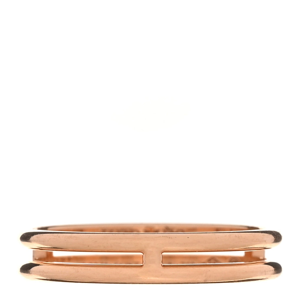 18K Rose Gold Ariane Wedding Band Ring 53 6.5