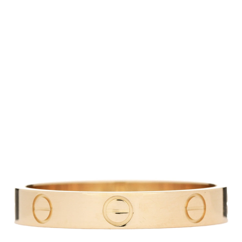 18K Yellow Gold 3.5mm LOVE Wedding Band Ring 60 9.25