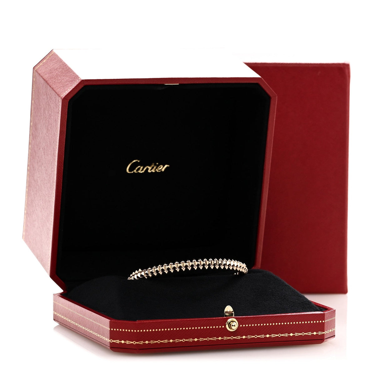 18K Pink Gold Small Clash De Cartier Bracelet 16