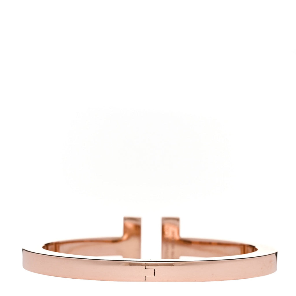 18K Rose Gold T Square Bracelet