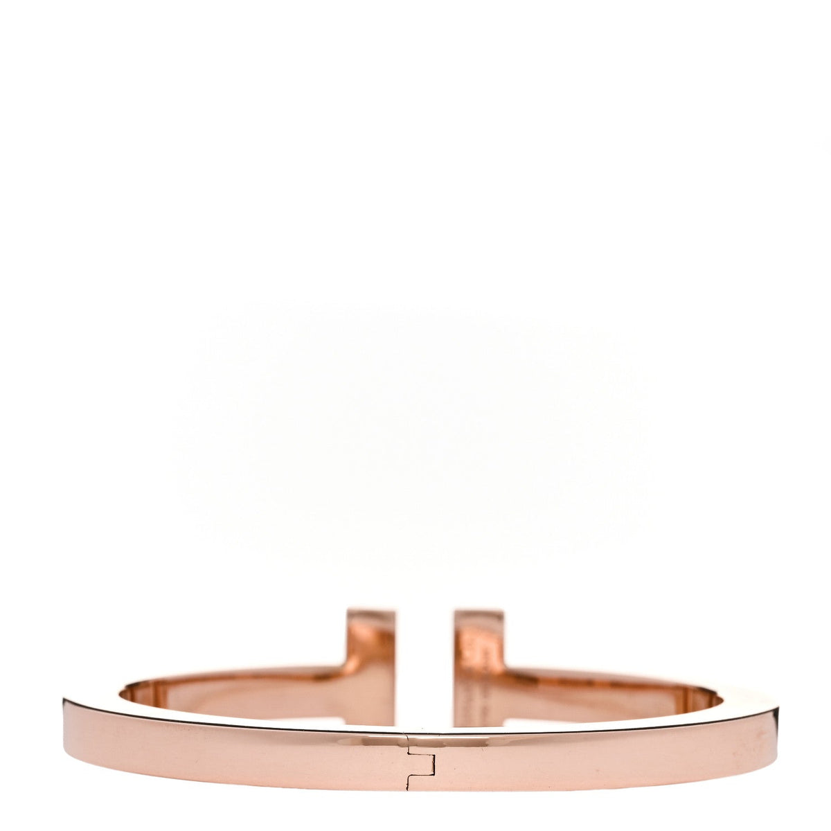 18K Rose Gold T Square Bracelet