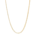 18K Yellow Gold Diamond 14.41ctw Tennis Necklace