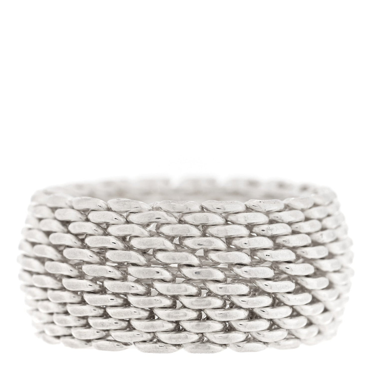 Sterling Silver Somerset Mesh Ring 52 6
