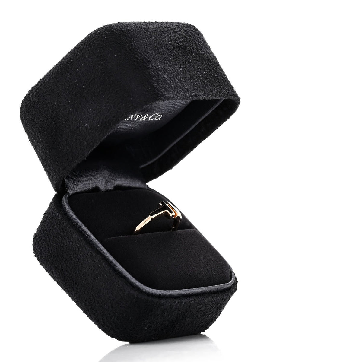 18K Rose Gold T Wire Ring 48 4.5