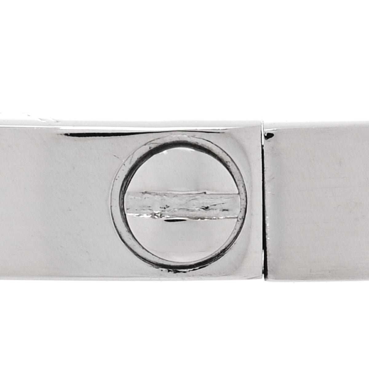 18K White Gold Small LOVE Bracelet 20